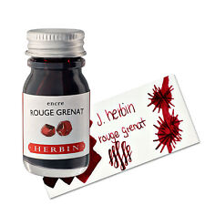 J. Herbin Fountain Pen Ink - Rouge Grenat - 10ml - New - H115-29 picture
