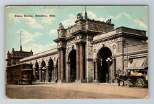 Columbus OH-Ohio, Union Station Vintage Souvenir Postcard picture