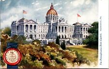 Oilette State Capitols Postcard Pennsylvania State Capitol in Harrisburg Unused picture