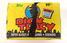 Topps Dick Tracy Trading Cards Full Box 24 Factory Sealed Packs  picture