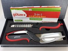 GOTZE Ultimate 3-IN-1 Knife kitchen scissors Cutting Board Stainless Cutter picture