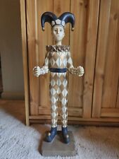 Jester Clown Figurine Vintage Statue  picture