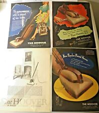4 Vintage 1920s-40s Hoover Vacuum Cleaner Print Ads Lot # 4 picture