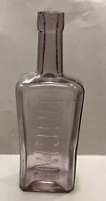 Antique Bugine Iron City Chemical Co. Pittsburgh PA Purple Glass Bottle picture