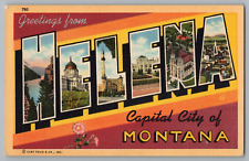 Postcard Greetings From Helena, Montana, Large Letter picture