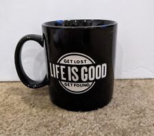 Life Is Good HOME Ceramic Black Mug Cup 