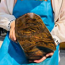 6620g Rare Natural Beautiful Tiger Eye Mineral Crystal Specimen Healing 1244 picture