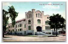 HOLLYWOOD, CA CALIFORNIA FIRST ME METHODIST EPISCOPAL CHURCH 1908c UNP picture
