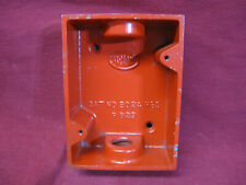 Vintage Faraday Fire Alarm Cast Aluminum Box Offers Welcome #2 picture
