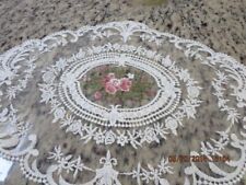 BEAUTIFUL EMBROIDERED DOILY--17