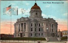 Bloomington IN-Indiana, Courthouse, c1921 Vintage Souvenir Postcard picture