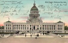 Postcard OK Oklahoma City State Capitol Posted 1911 Antique Vintage PC J2400 picture