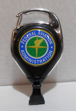 X2 New Federal Aviation Administration FAA ID Retractable Badge ID Holders picture