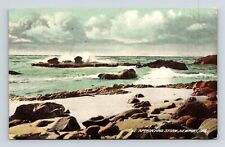  The Approaching Storm Newport OR Oregon Coast Pacific Ocean Surf Postcard  A53 picture