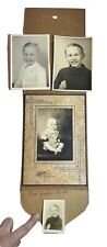 Antique Photo. Cardboard Frame. Photos Of Fred Ledrew Ryals. By Woltz Studio picture