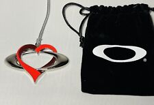 New Oakley Pin Ornament Employee Award Metal Serialized Limited Heart Ellipse picture