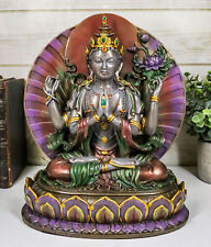 Ebros Bodhisattva Avalokiteshvara In Prayer Meditation Statue Buddha Compassion picture