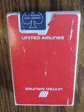 Vintage NIB United Airlines Deck Of Playing Cards Red Variety Factory Sealed picture