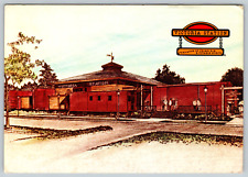 c1970s Victoria Station Villa Park Illinois Train Vintage Postcard picture