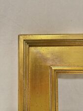 VINTAGE FITs 5” x 8” GOLD GILT ARTS & CRAFTS DEEP WELL MODERNIST PICTURE FRAME picture