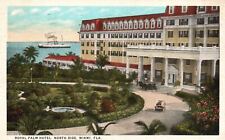 Vintage Postcard 1924 Royal Palm Hotel Building North Side Miami Florida FL picture