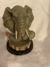 Vintage Mother And Baby Elephant Figurine  picture