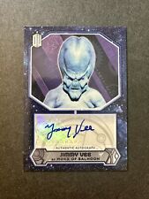 2015 Topps Doctor Who Auto Jimmy Vee Moxx of Balhoon Auto /25 Autograph picture