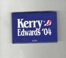 John KERRY 2004 pin John EDWARDS Campaign pinback  picture