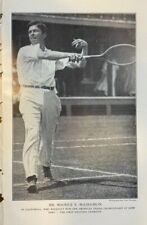 1912 Vintage Illustration Maurice E. McLoughlin American Tennis Champion picture