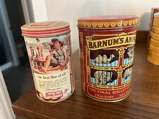 2 Vintage Dessert Cans picture