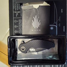 Kizer V3477C2 Mini-Roach, flipper knife, black G10 scales, 154CM stainless steel picture