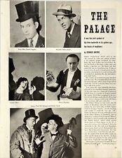 Palace Theatre Vaudeville Houdini Fanny Brice Dooley Vtg Magazine Article 1950 picture