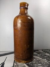 1900s Ceramic Master Ink, Brown-Glaze Stoneware Antique Bottle | Found in Hawaii picture