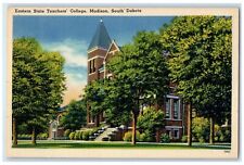 c1940 Eastern State Teachers College Exterior Madison South Dakota SD Postcard picture