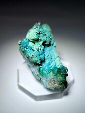 ***NEAT-Teal Blue Aurichalcite crystals on Hemimorphite, 79 mine Arizona*** picture