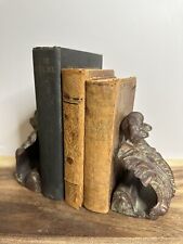 Vintage Cast Iron Decorative Book Ends picture