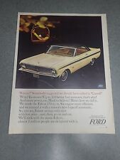 Ford Falcon Vintage Print Ad 1964 10x13  picture