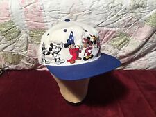 [RARE] VTG GOOFYS HAT CO SNAPBACK DISNEY AOP MICKY MOUSE THROUGH THE YEARS MINT picture