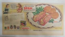 Hormel Spam Ad: Spam Birds Stuffed and Browned from 1940's Size: 7.5 x 15 inches picture