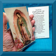 Our Lady of Guadalupe Large Print LAMINATED Holy Card JUMBO Catholic Prayer MARY picture