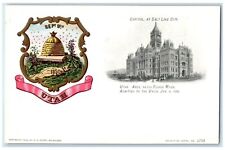 c1905 Square Miles Admitted Union Capitol Salt Lake City Utah Vintage Postcard picture