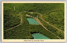 Altoona, Pennsylvania PA - Aerial View of Horseshoe Curve - Vintage Postcard picture