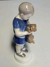 Vintage B&G Bing & Grondahl Denmark Figurine Ole Boy with Dog Dachshund #1747 picture