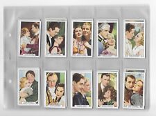1935 Gallaher Film Partners Tobacco Cards Complete Set (48) EX-EXT picture