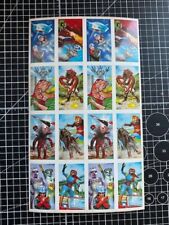 Vintage Robot/Kaiju Menko Cards Uncut Sheet Ultra Rare 60'S/70'S Us Shipper picture