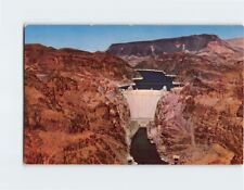 Postcard Hoover Dam Colorado River Nevada-Arizona USA picture