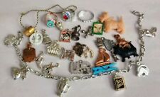 Lot Of Charms & Bracelet from Vintage Cracker Jack ? Gumball Machine ? picture