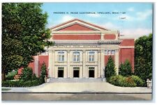 1950 Exterior View Frederic Pease Auditorium Ypsilanti Michigan Posted Postcard picture