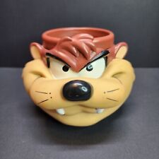 Vintage Tasmanian Devil Coffee Mug Cup Plastic Looney Tunes 1992 Warner Bros picture