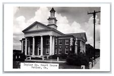 RPPC Taylor County Courthouse Butler Georgia GA UNP Postcard R25 picture